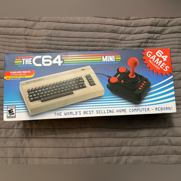 Other - C64 Mini Retro Gaming Console - Black and Gray